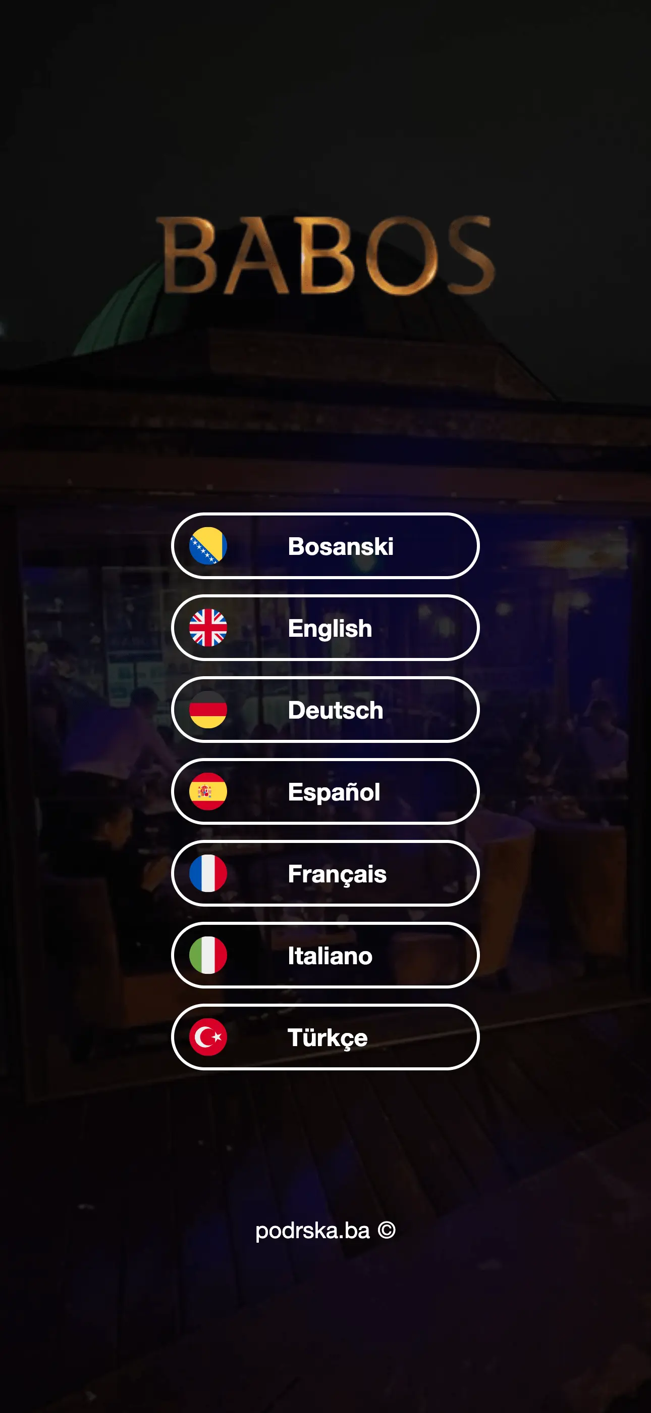 QR Menu — mobile